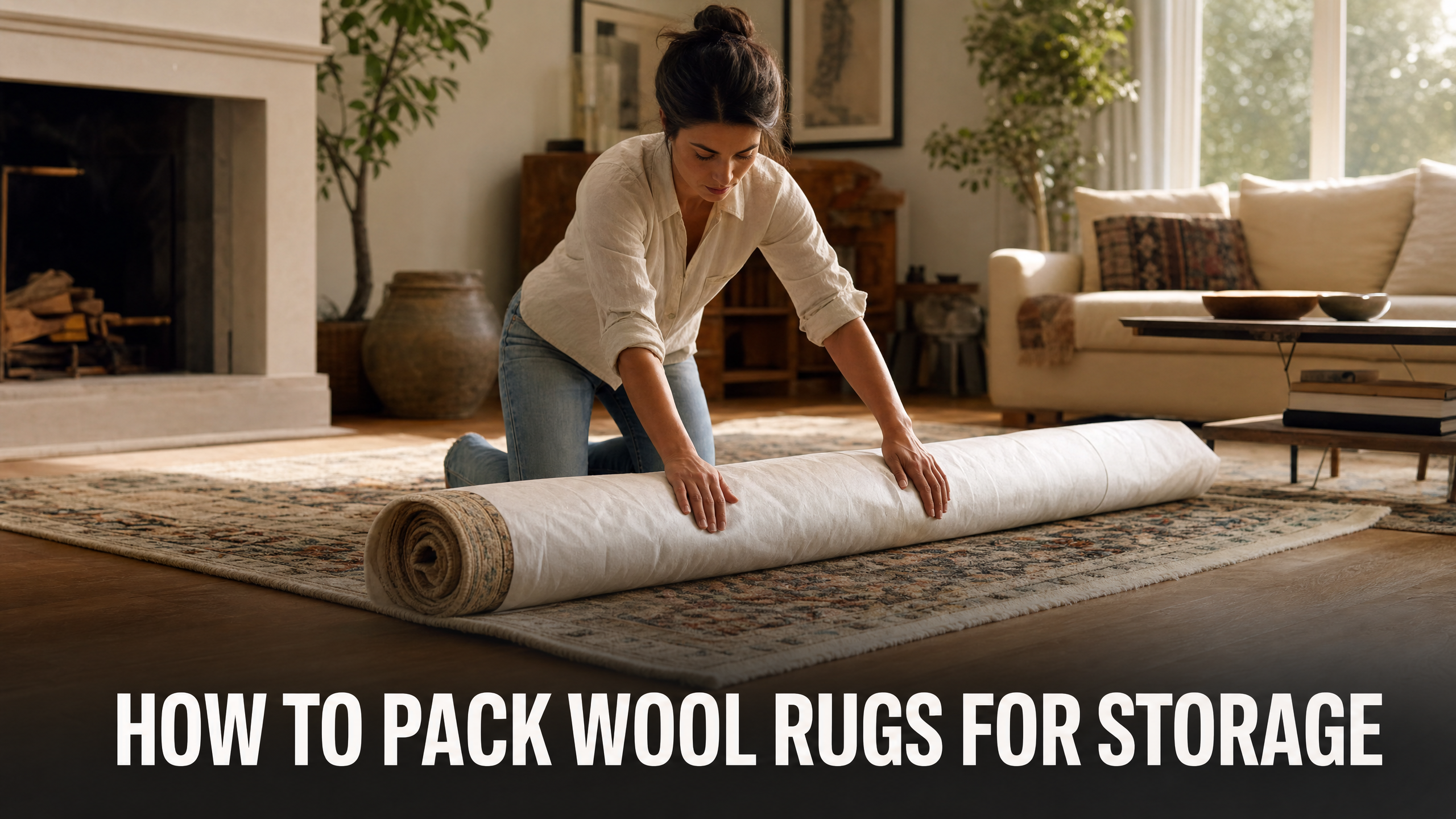 How to Pack Wool Rugs for Storage | RugKnots