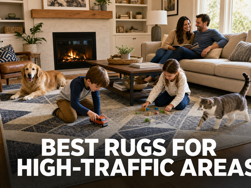 Best Rugs for High-Traffic Areas: Materials That Handle Anything