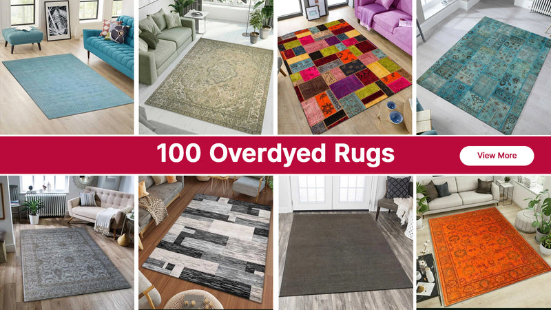 Overdyed DIY Rugs