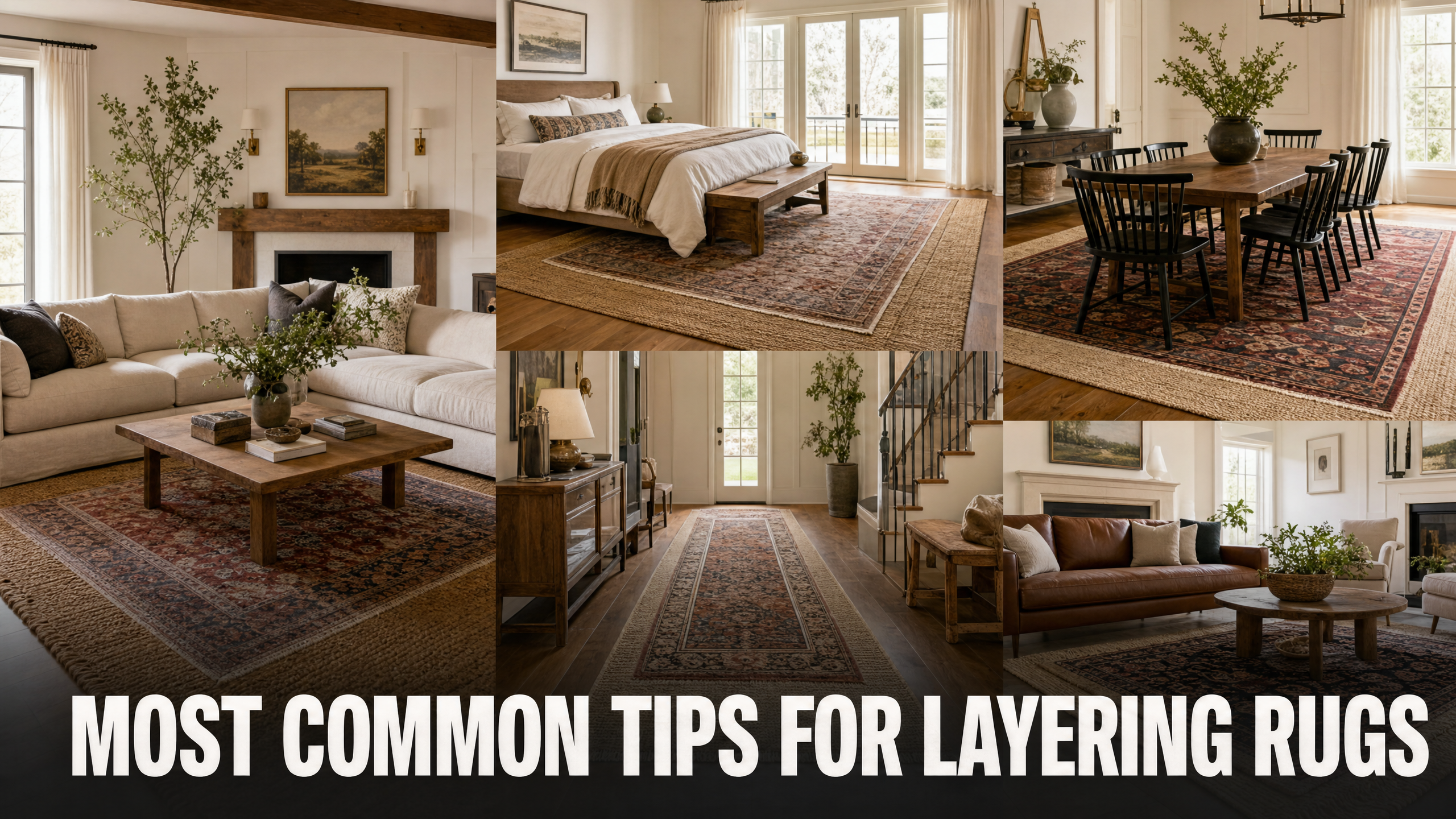 Most Common Tips For Layering Rugs