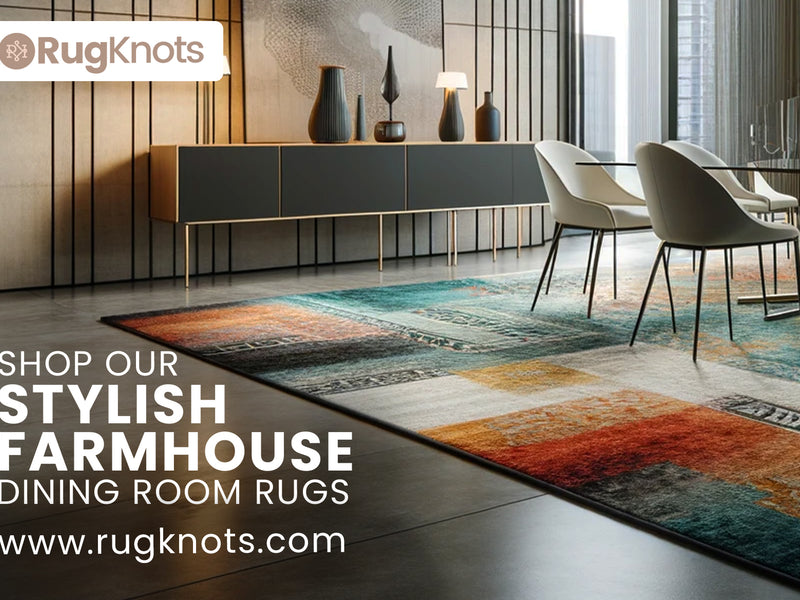 farmhouse dining room rug