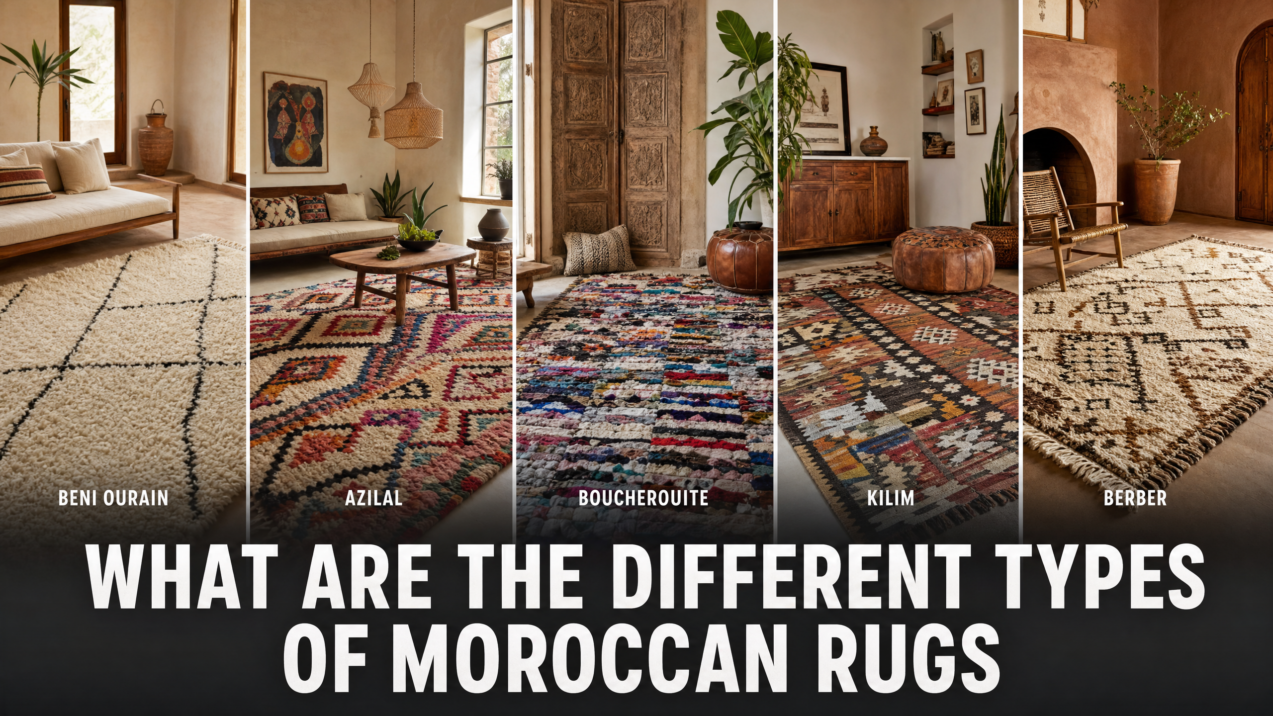What are the Different Types of Moroccan Rugs