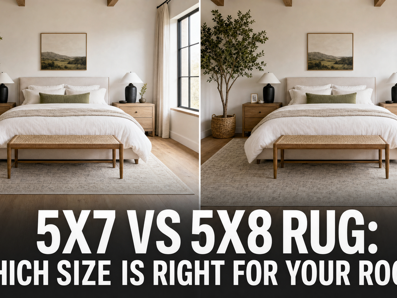 5x7 vs 5x8 Rug: Which Size Is Right for Your Room?