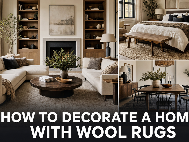 How to Decorate a Home with wool Rugs?