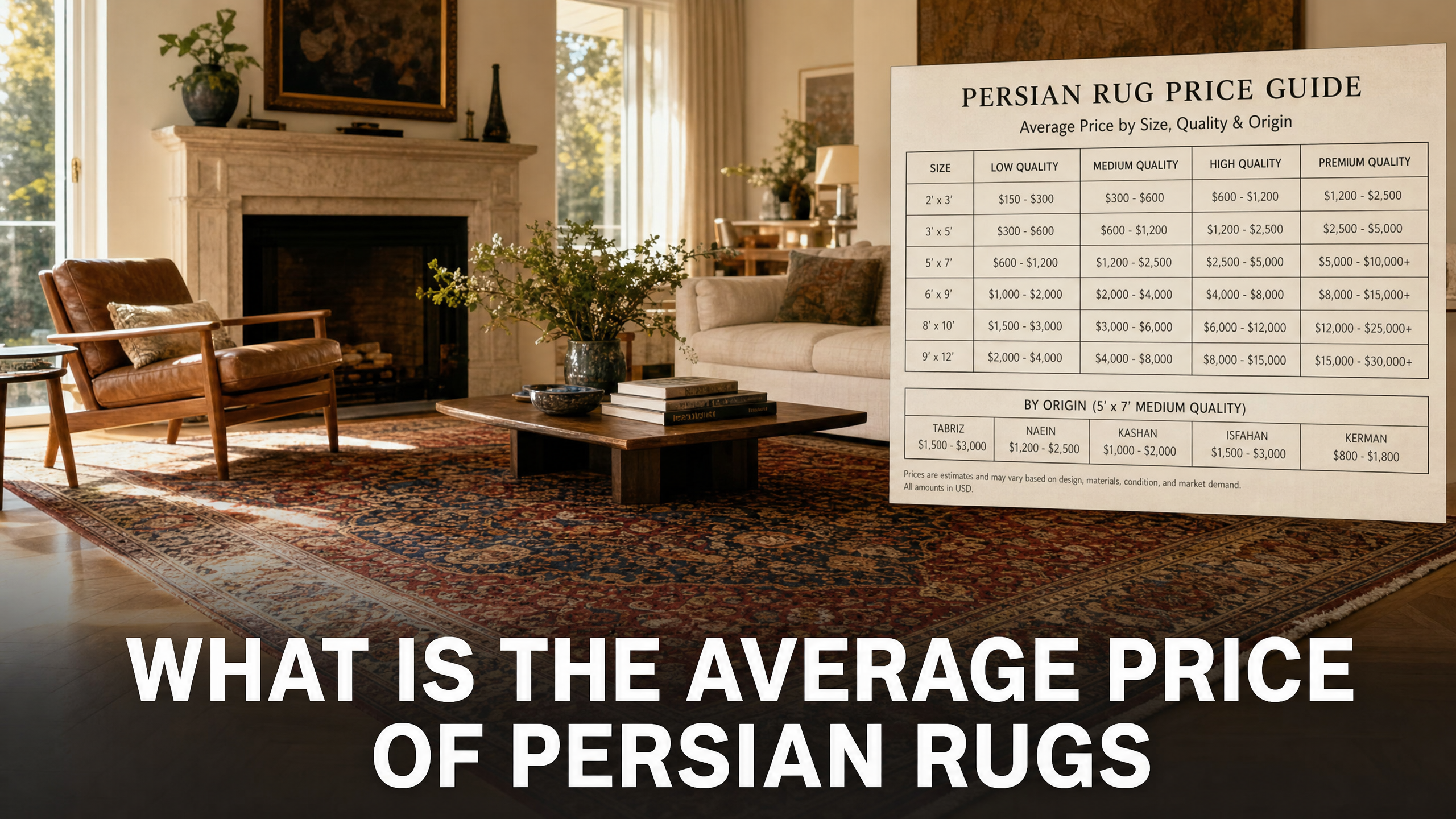 What is an Average Price of Persian Rugs