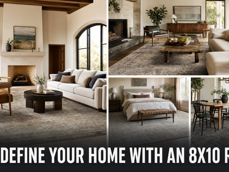 Redefine Your Home’s Aesthetic with an 8x10 Rug