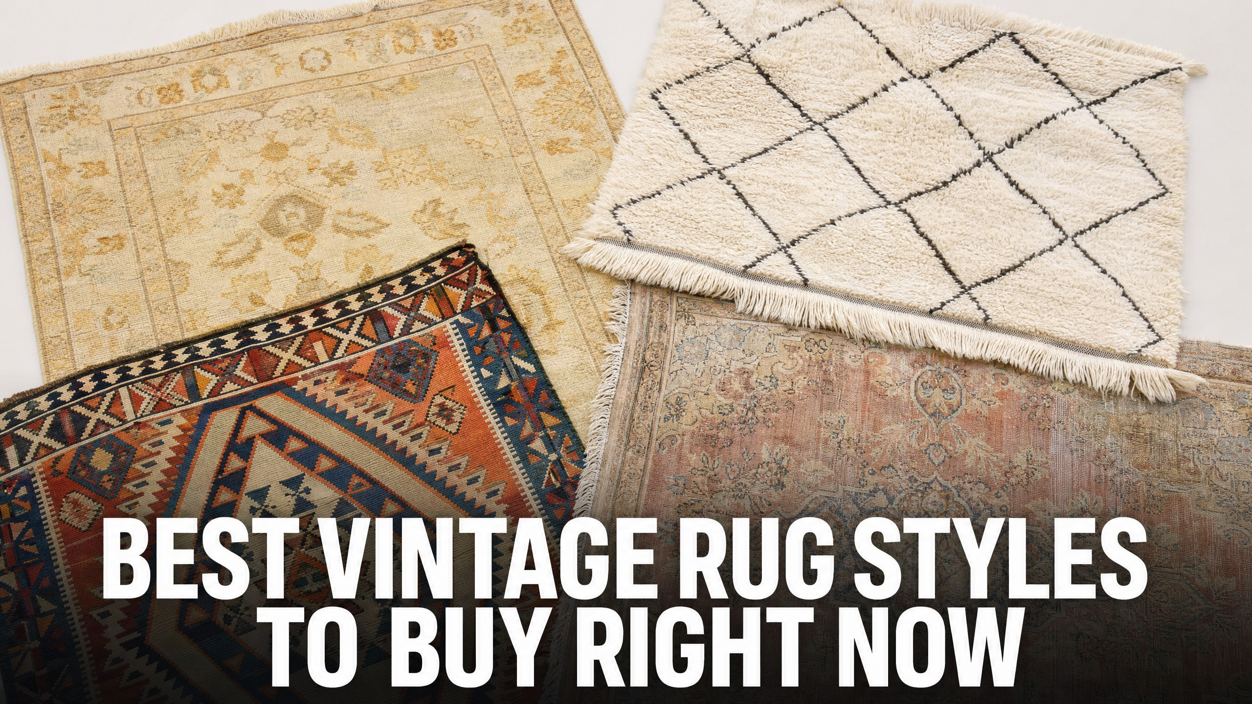 Best Vintage Rug Styles to Buy Right Now: Oushak, Beni Ourain, Kilim, Persian
