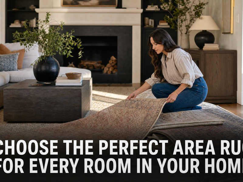 Choose the Perfect Area Rug for Every Room in Your Home