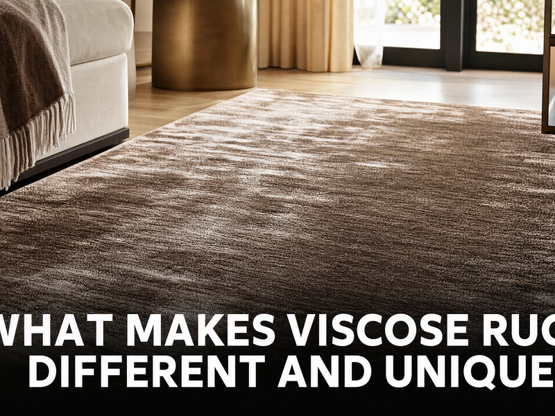 What Makes Viscose Rugs Different and Unique?