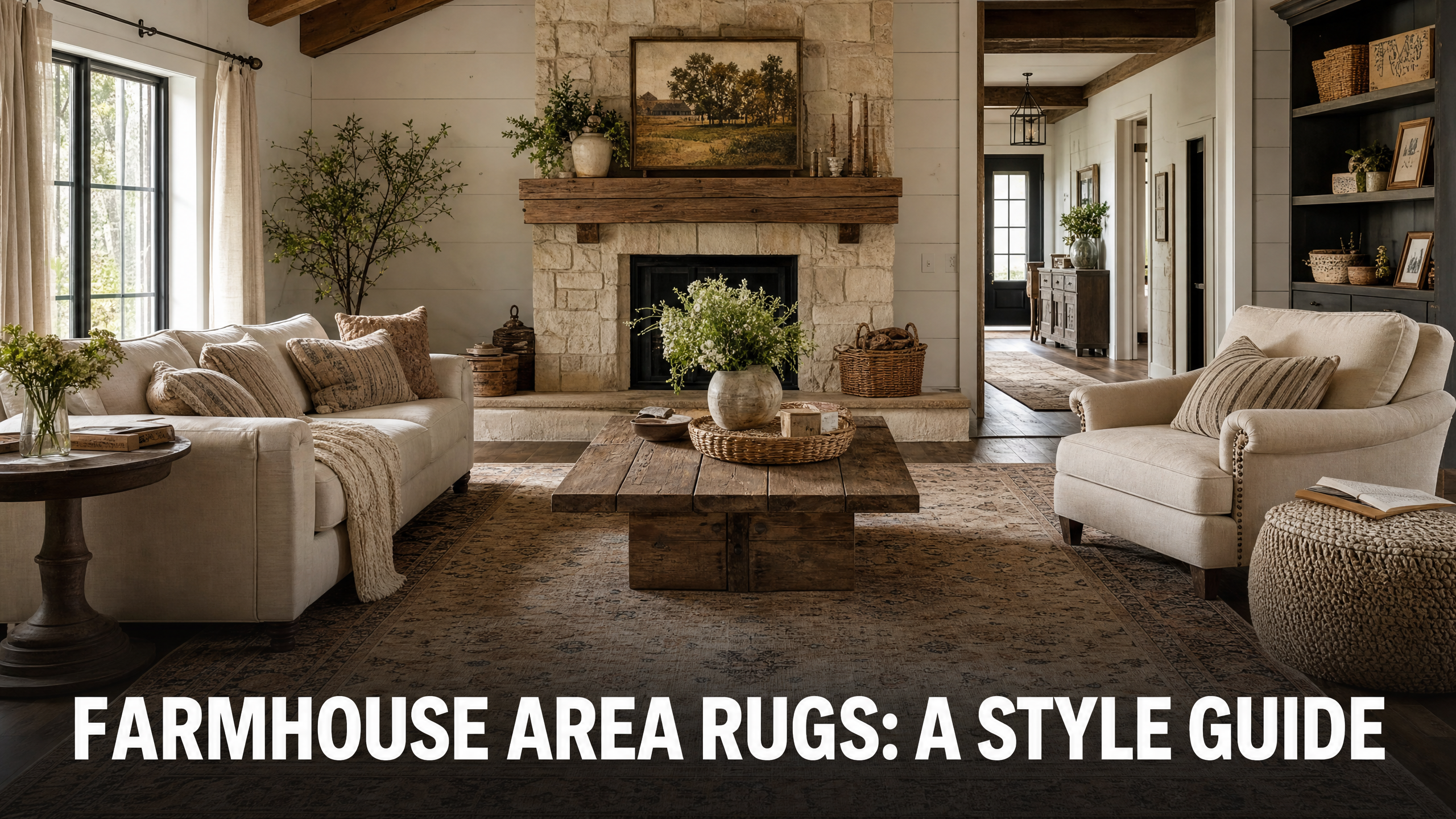 Farmhouse Area Rugs: A Style Guide To An Incredible Farmhouse Look