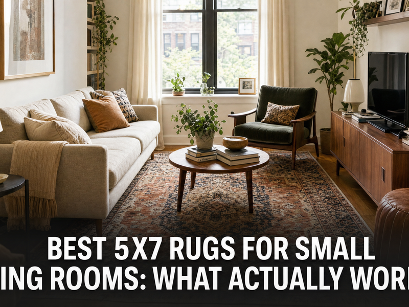 Best 5x7 Rugs for Small Living Rooms: What Actually Works
