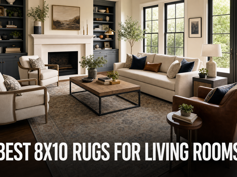 Best 8x10 Rugs for Living Rooms: 2026 Picks at Every Price Point