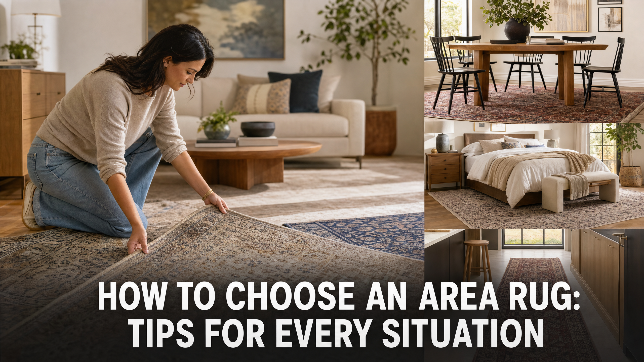 How to Choose an Area Rug - Tips for Every Situation