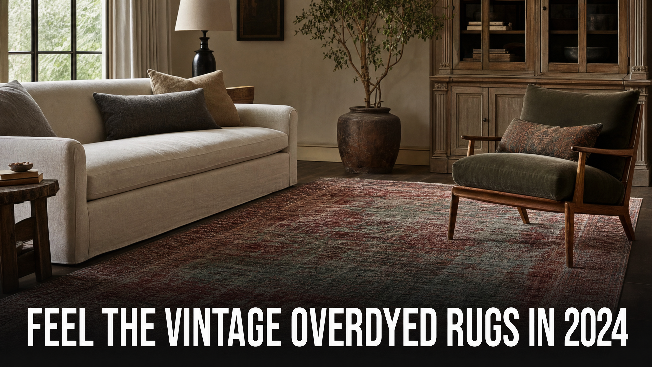 Feel the Vintage Overdyed Rugs in 2026