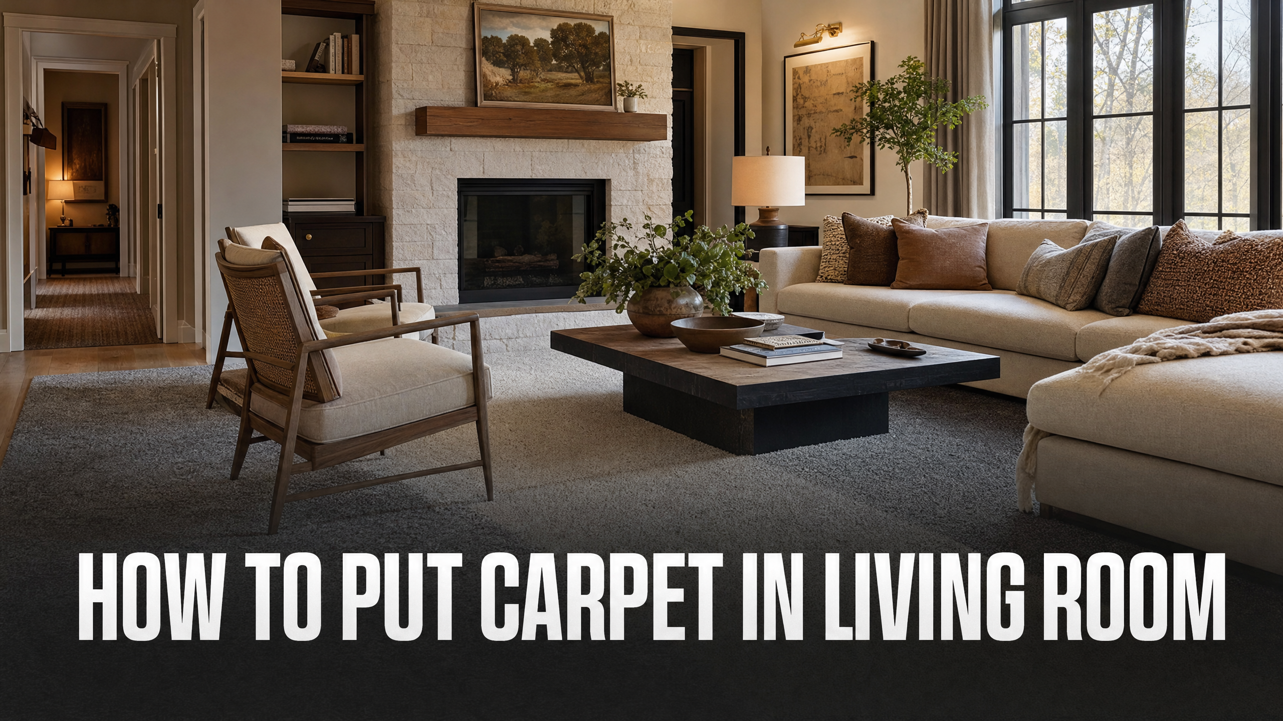 How To Put Carpet in Living Room?