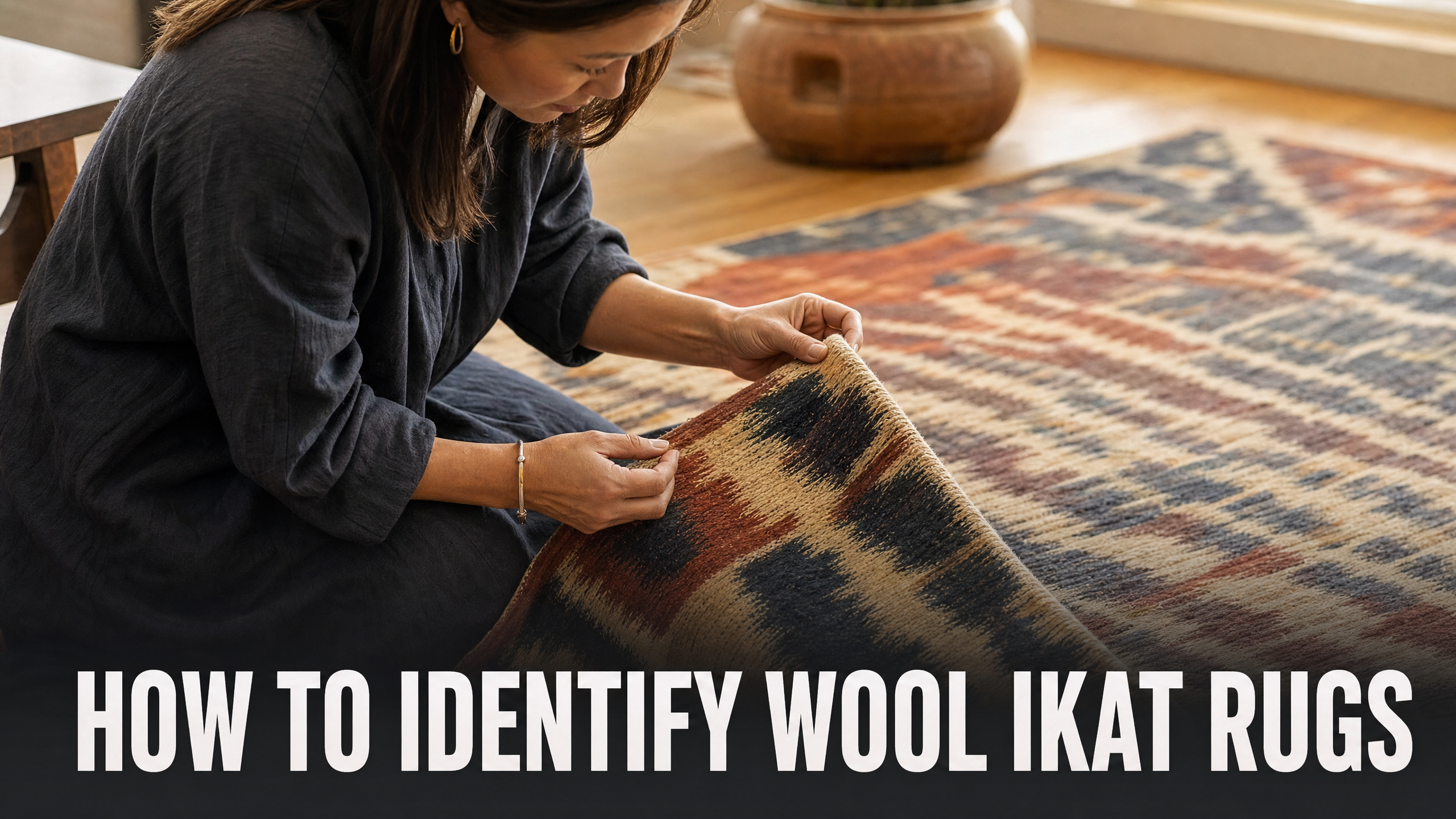 How To Identify Wool Ikat Rugs