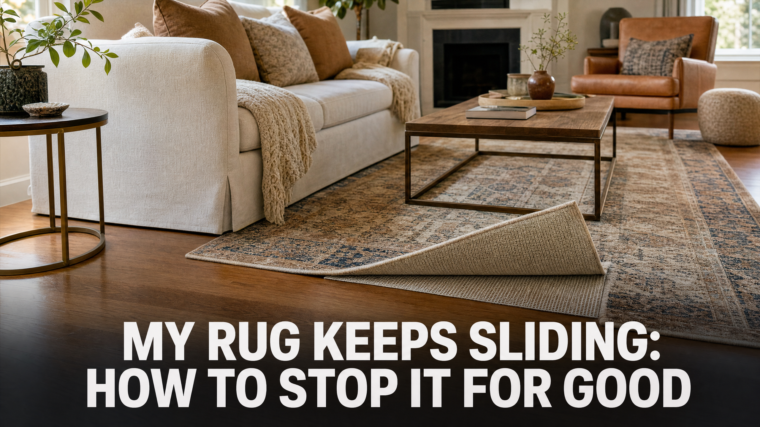 My Rug Keeps Sliding: How to Stop It for Good (By Floor Type)
