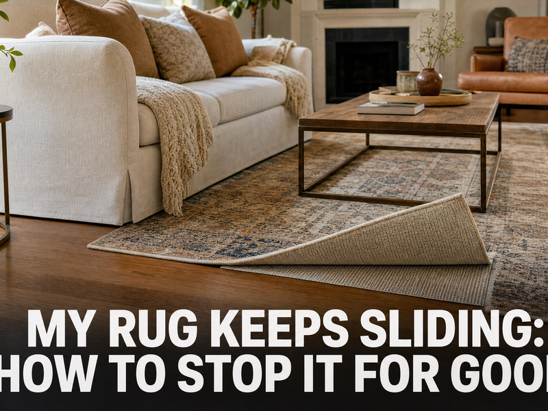 My Rug Keeps Sliding: How to Stop It for Good (By Floor Type)