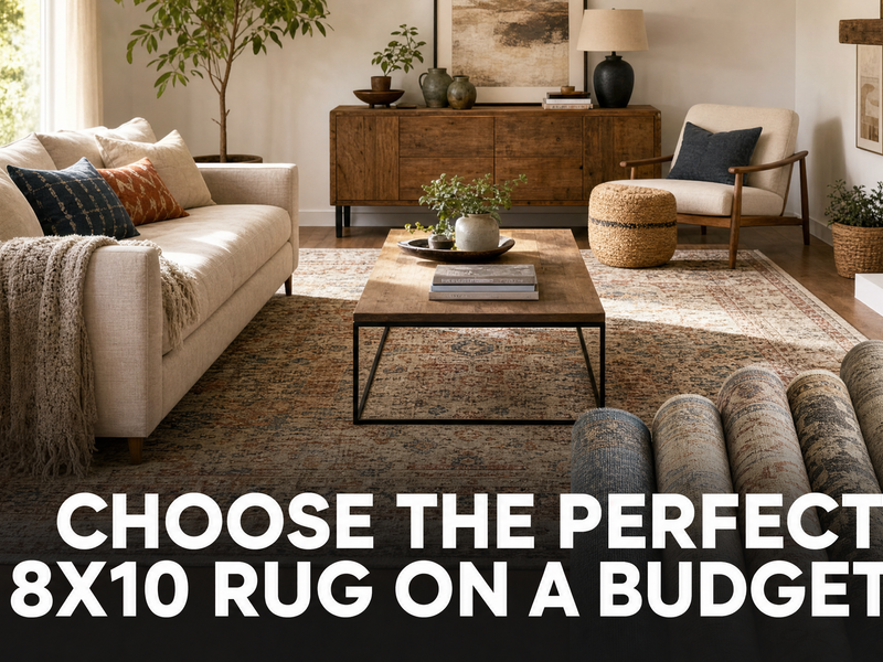 How to Choose the Perfect 8x10 Rug for Your Home on a Budget