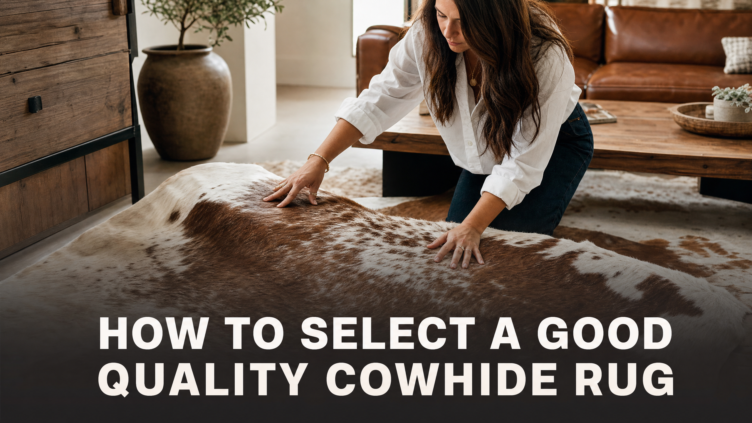 How To Select A Good Quality Cowhide Rugs