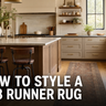Behind the Sofa: Using a 2x8 Rug to Define a Living Room