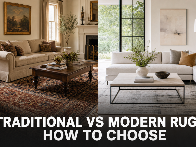Traditional vs Modern Rugs: How To Choose the Perfect Rug for Your Home