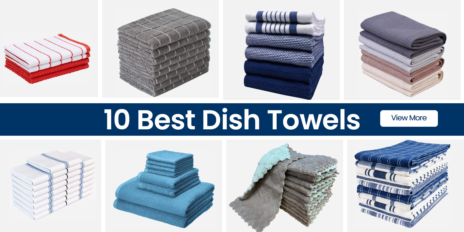 KITCHEN DISH TOWELS Cotton Salsa Absorbent Towel Set of 12 16x28