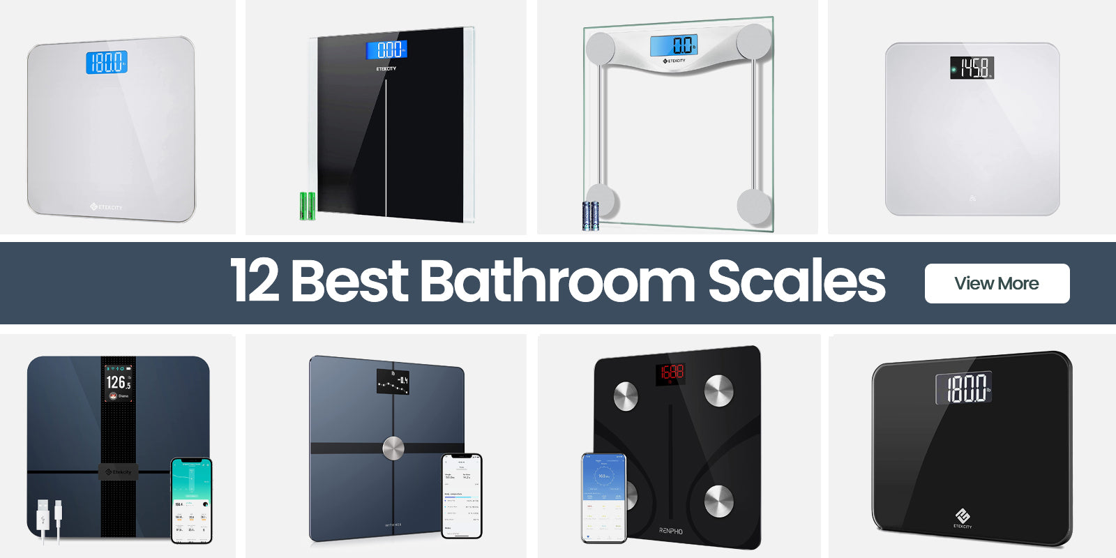 Etekcity Scale for Body Weight, Digital Bathroom Scales for People