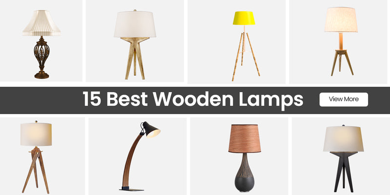 wooden lamps