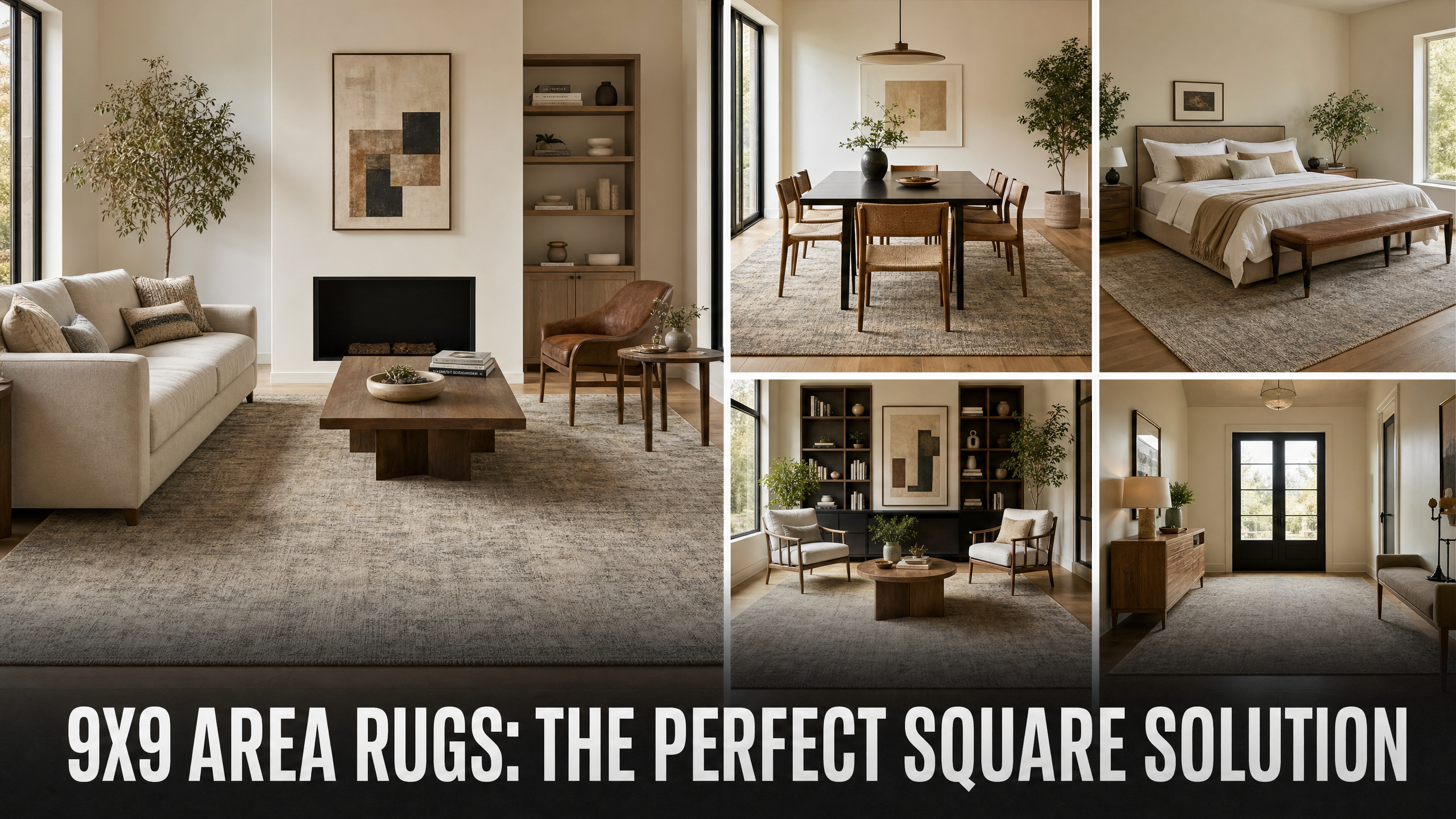 9x9 Area Rugs: The Perfect Square Solution for Modern Homes