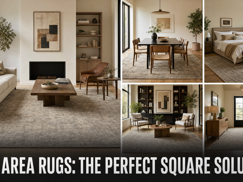 9x9 Area Rugs: The Perfect Square Solution for Modern Homes