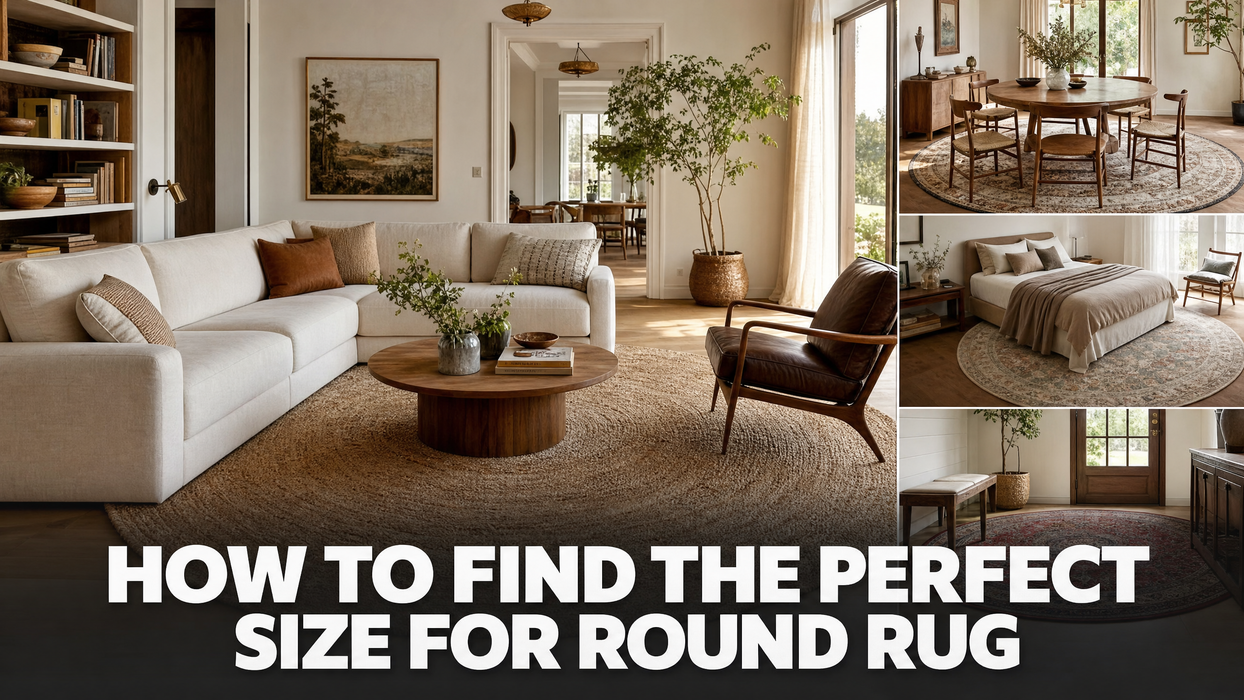 How to Find The Perfect Size for Round Rug?