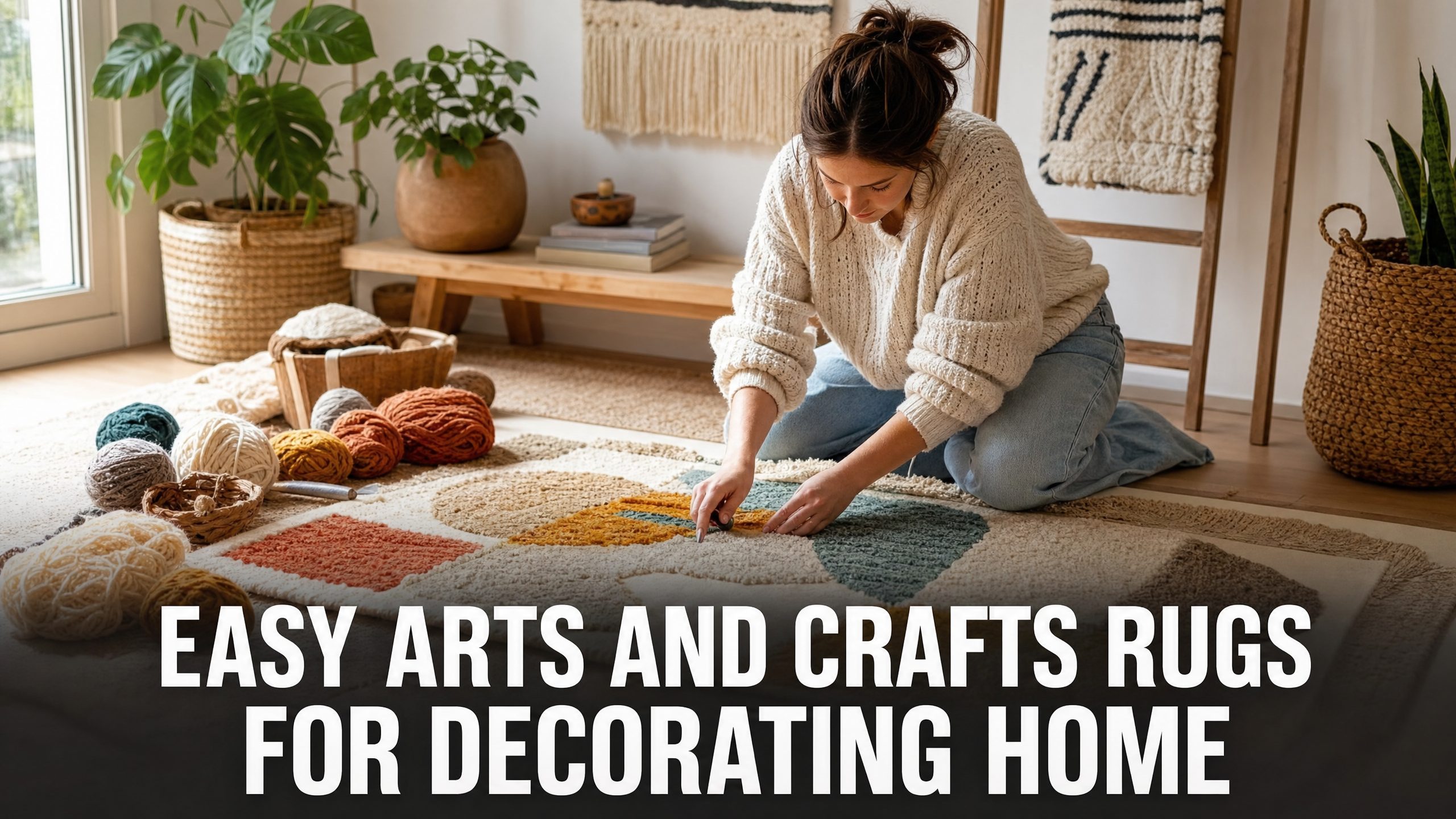 Easy Arts and Crafts Rugs for Decorating Home
