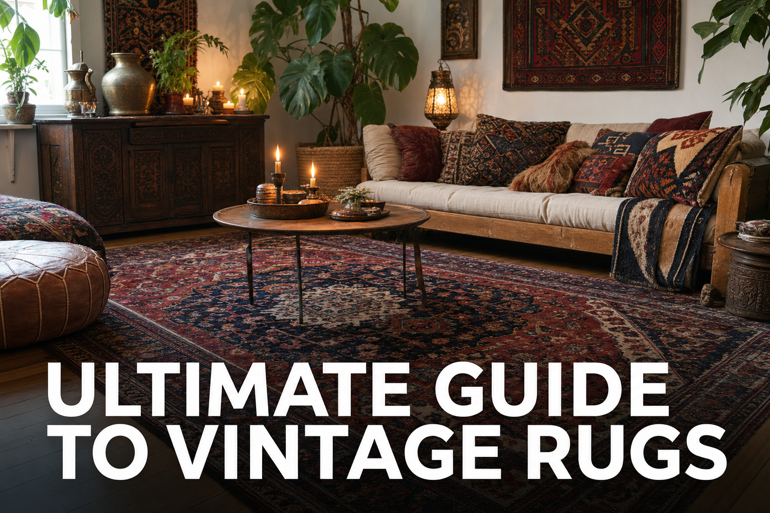 Vintage Rugs in Modern Homes: How to Style Them Without It Looking Dated