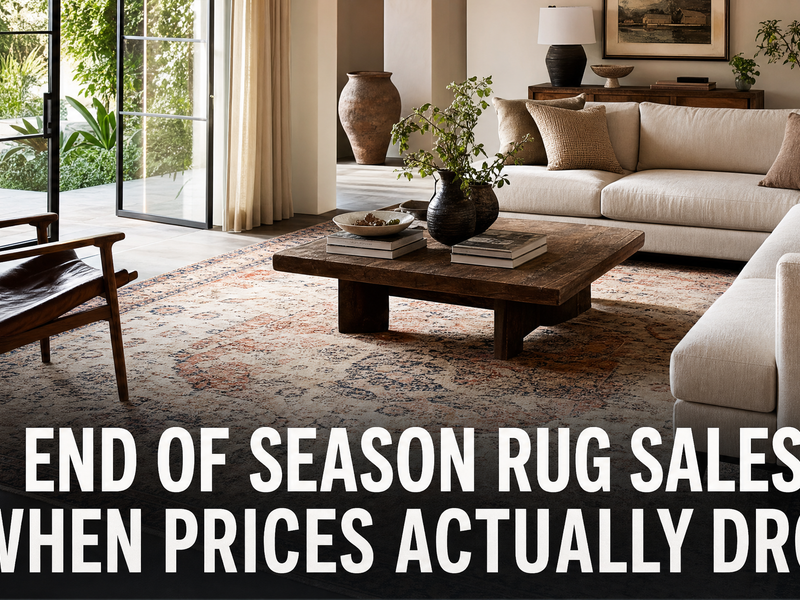 End of Season Rug Sales: When They Happen and How to Get the Best Price
