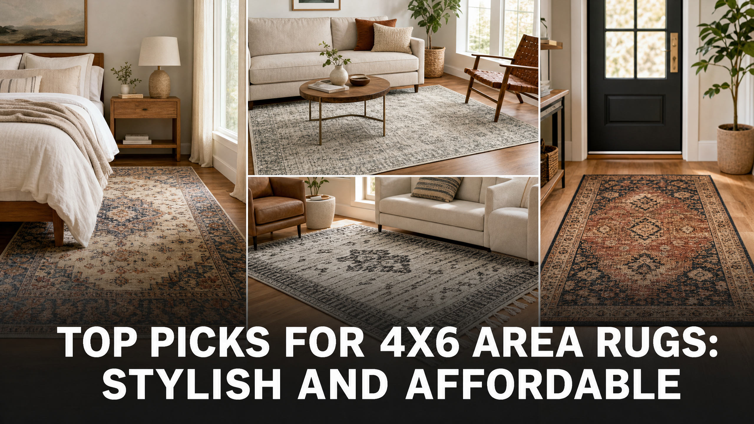 Top Picks for 4x6 Area Rugs: Stylish and Affordable Area Rugs for Every Room