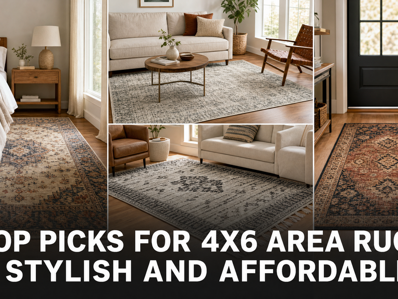 Top Picks for 4x6 Area Rugs: Stylish and Affordable Area Rugs for Every Room