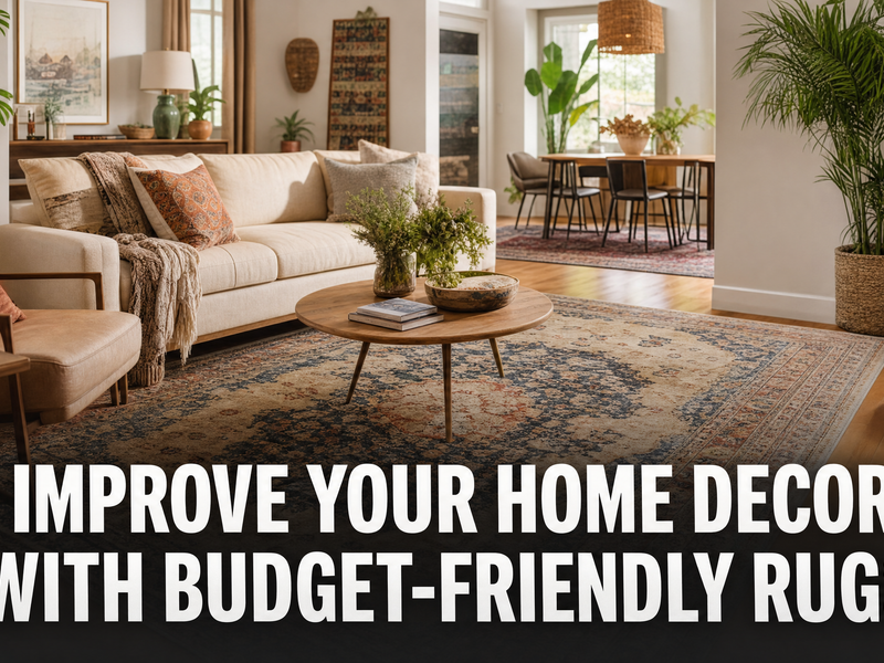 Improve Your Home Decor with Budget-Friendly Rugs and Easy Installment Options