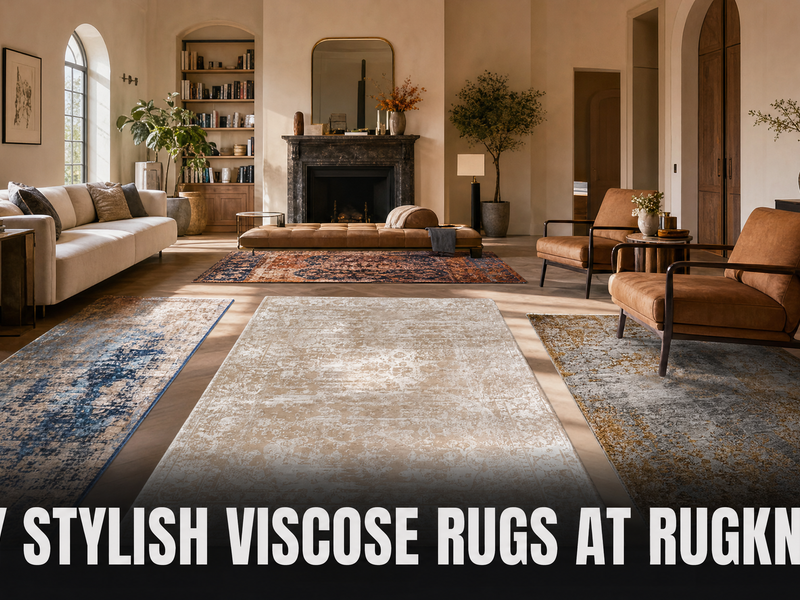 Buy Stylish Viscose Rugs At Rugknots