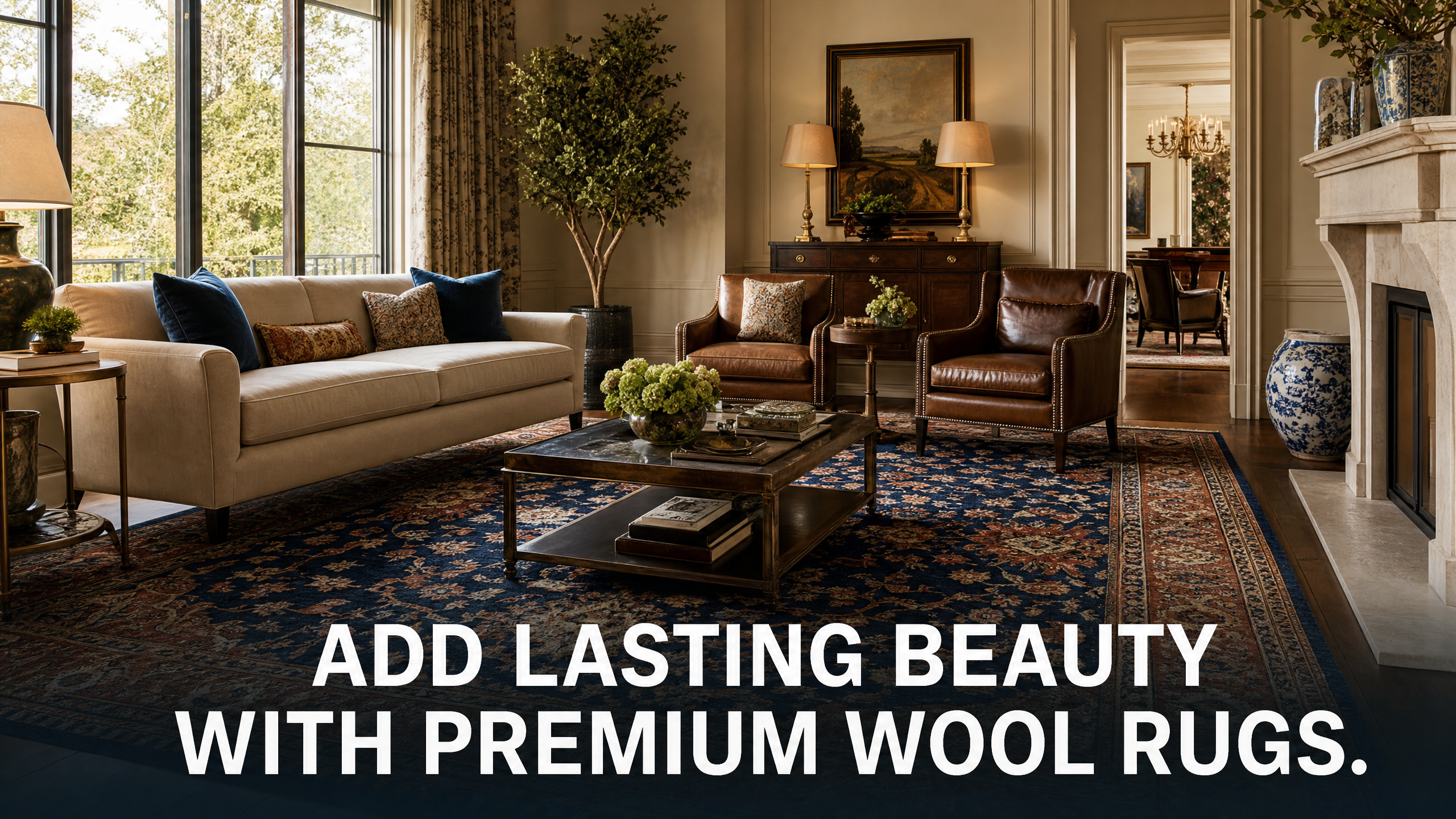 Add Lasting Beauty to Your Home with RugKnots’ Premium Wool Rugs