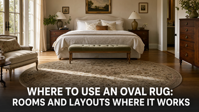 Where to Use an Oval Rug: The Rooms and Layouts Where It Actually Works