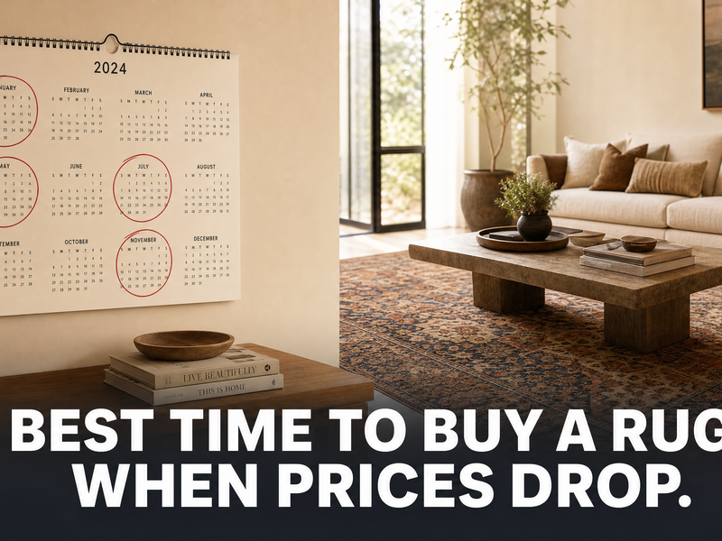 Best Time to Buy a Rug: When Prices Drop and How to Get the Best Deal