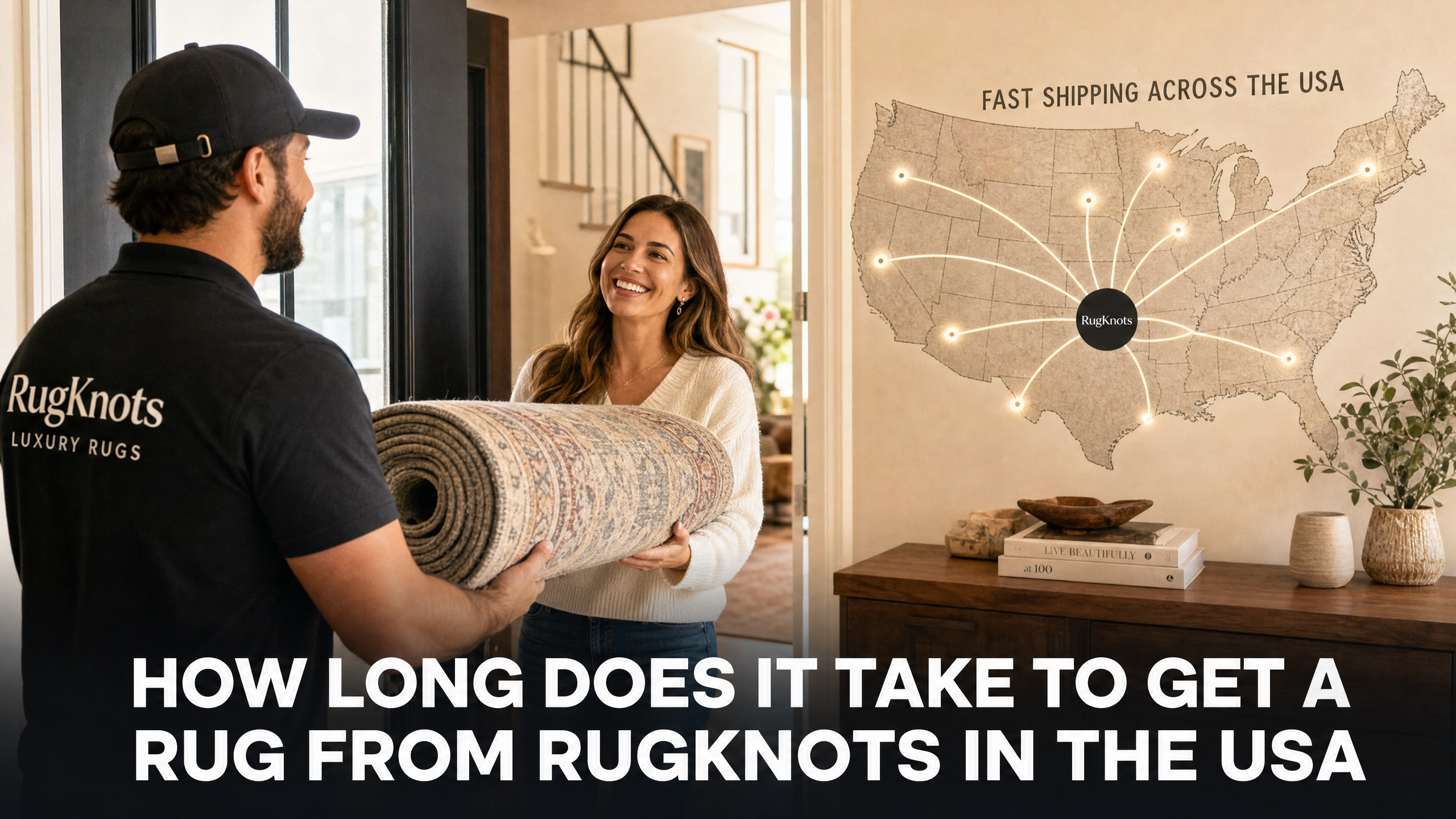 How Long Does It Take to Get A Rug from RugKnots in the USA?
