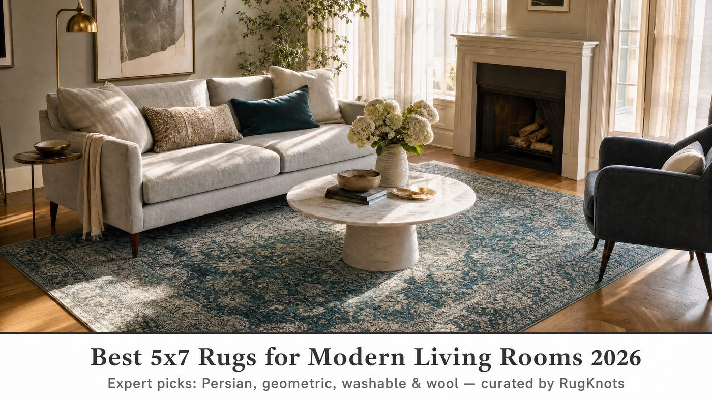 Best 5x7 rugs for modern living rooms 2026 - curated picks