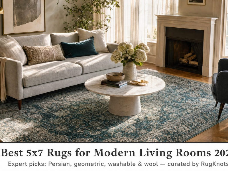 Best 5x7 rugs for modern living rooms 2026 - curated picks