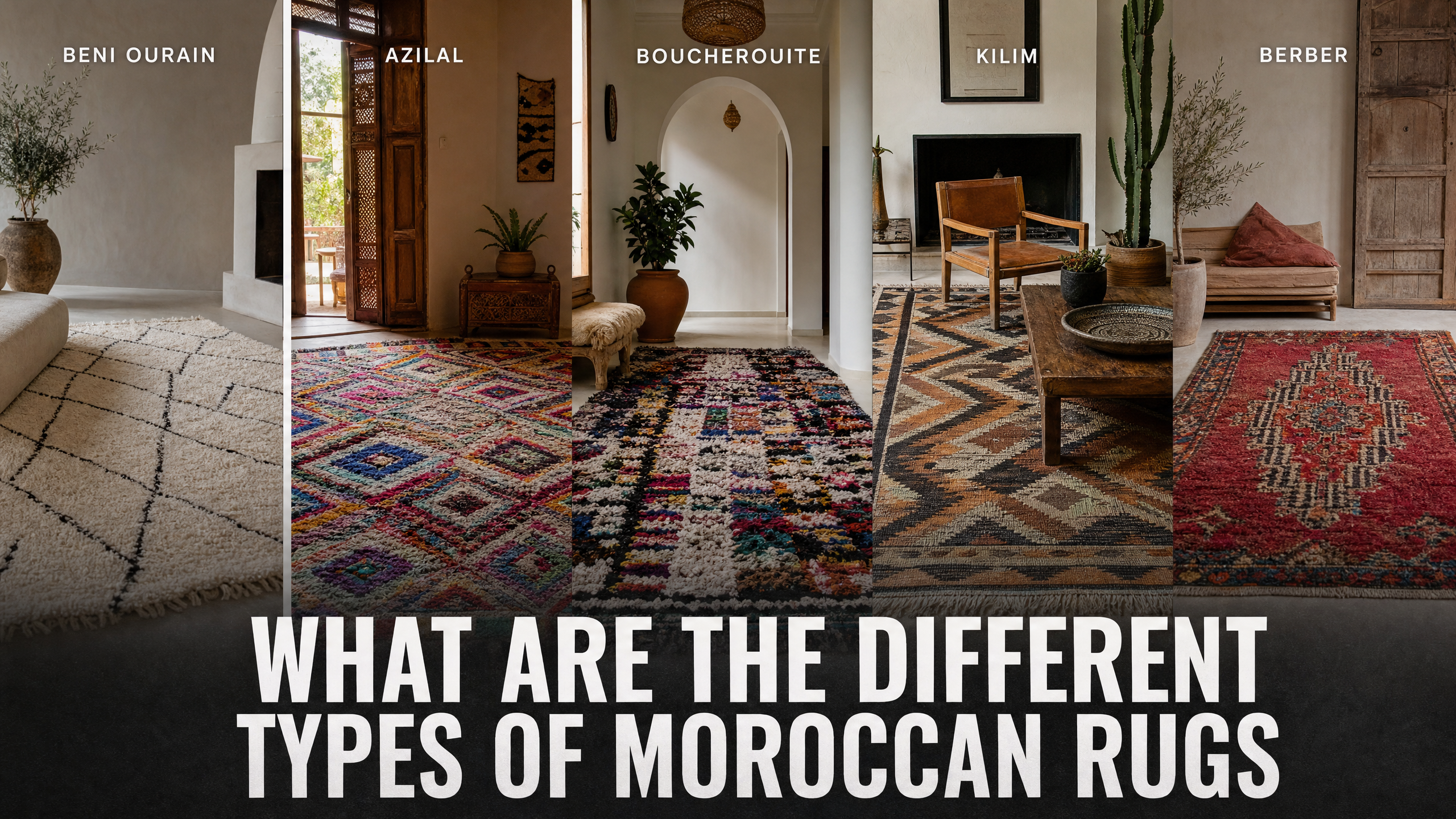 What are the Different Types of Moroccan Rugs?