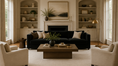What Color Rug Goes With a Black Couch? (2026 Guide)
