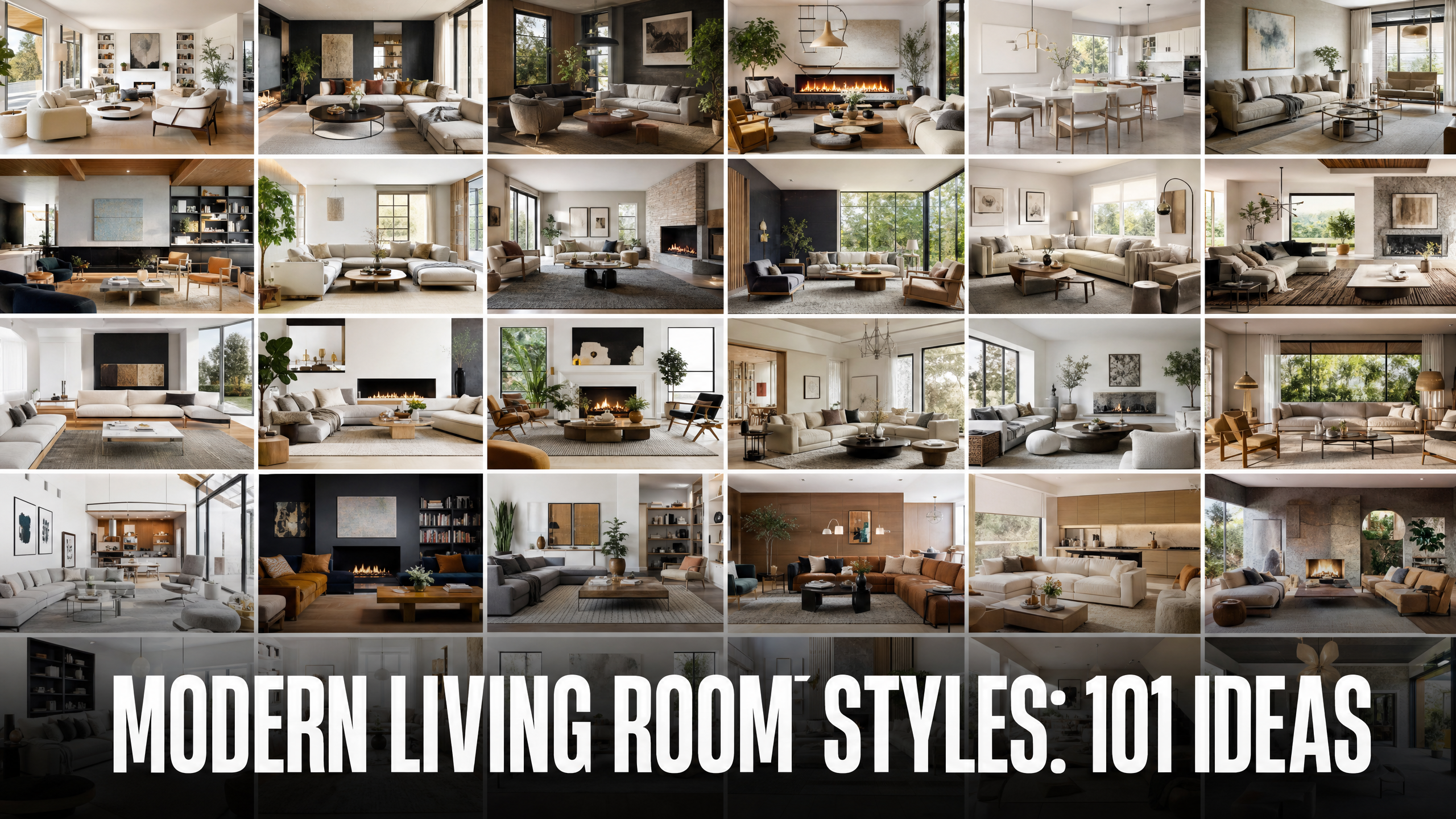 Modern Living Room Styles: 101 Ideas
