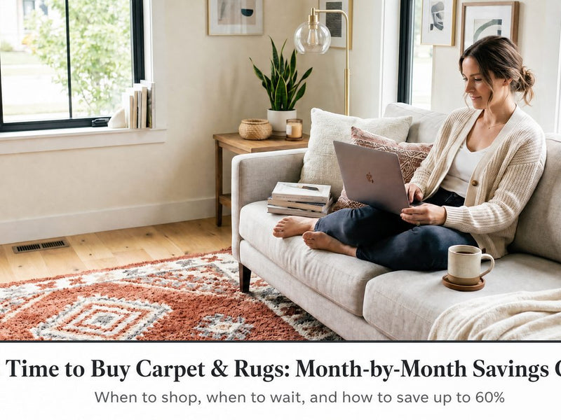 Best time to buy carpet and rugs - month by month guide