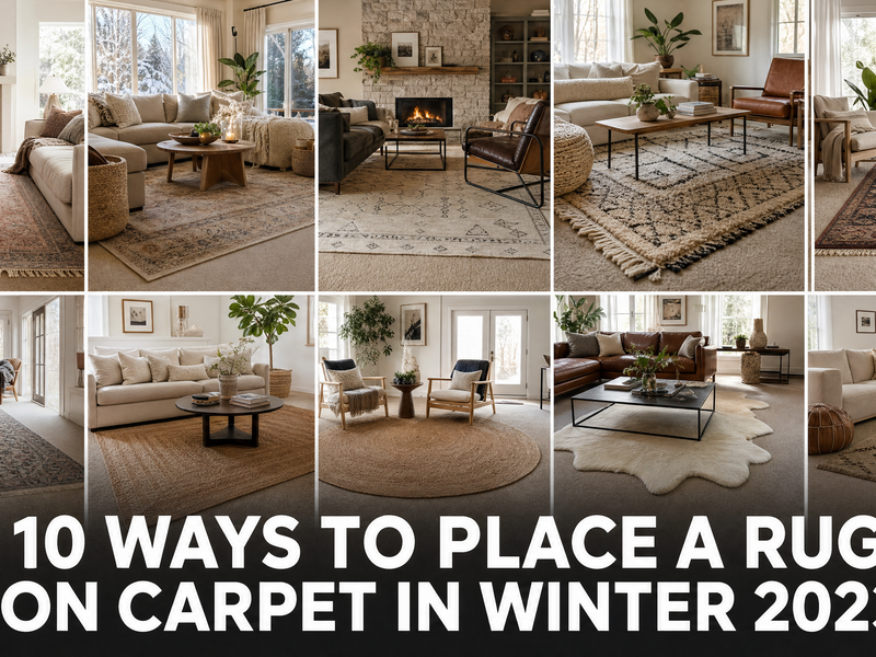 10 Ways to Place a Rug on Carpet in 2026